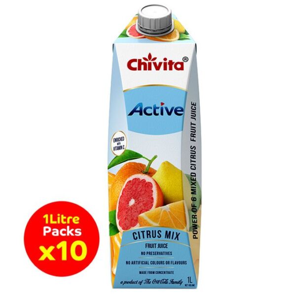 Chivita Power of 6 Active Citrus 1L x10