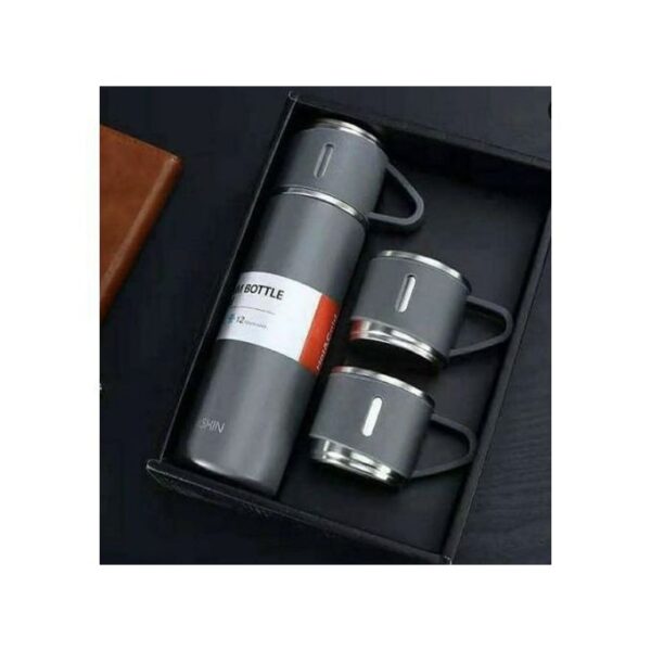 Vaccum Vacuum Hot Water Flask With 2 Cups